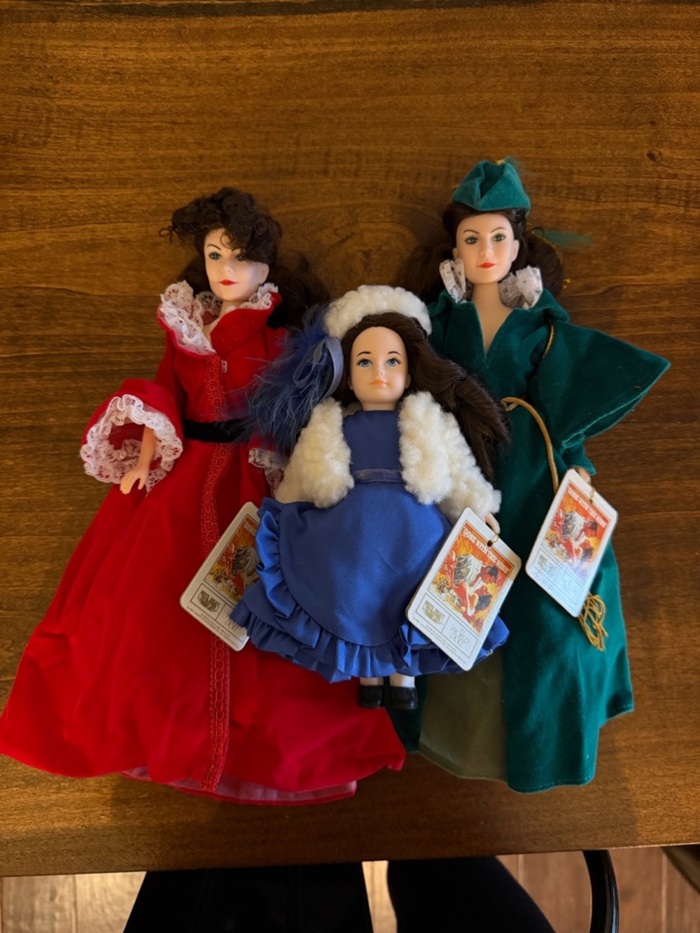 Set of Three Vintage Gone With The Wind Dolls by World Dolls